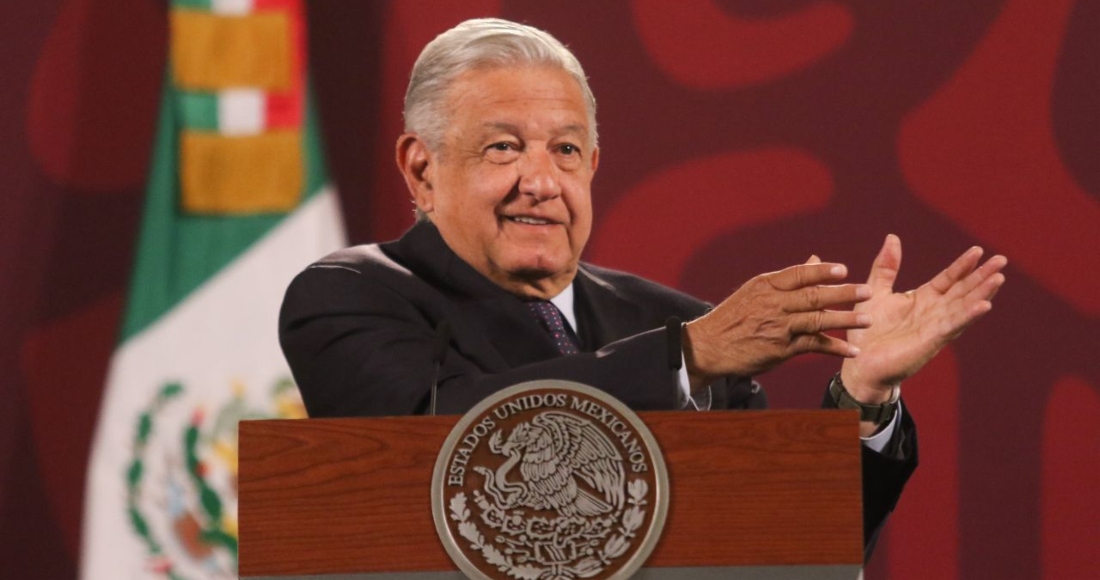 El Presidente Andrés Manuel López Obrador En Su Conferencia De Prensa Matutina Desde Palacio Nacional