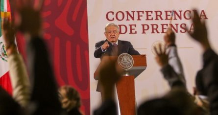 El Presidente Andrés Manuel López Obrador.