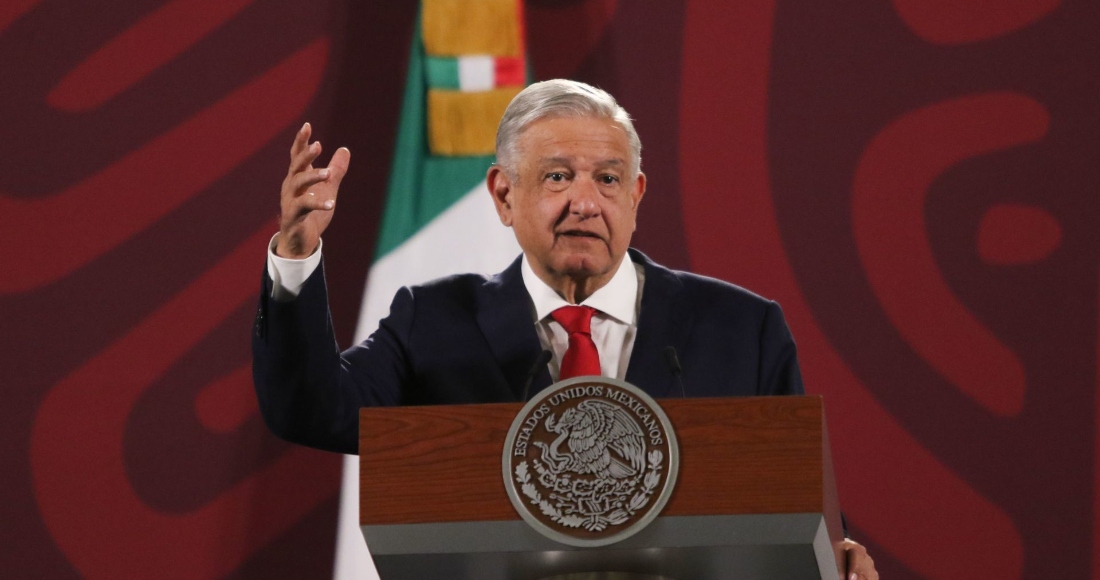 El Presidente Andrés Manuel López Obrador En Su Conferencia De Prensa Desde Palacio Nacional