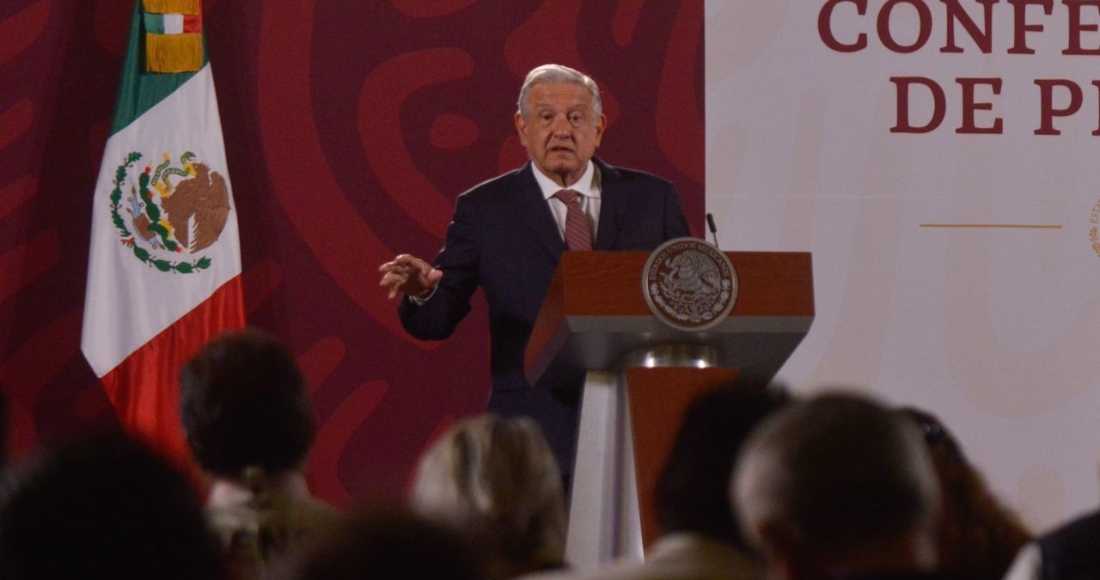 Andrés Manuel López Obrador Presidente De México Durante La Conferencia Matutina Llevada a Cabo En Palacio Nacional