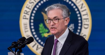 El presidente de la Reserva Federal de Estados Unidos, Jerome Powell.