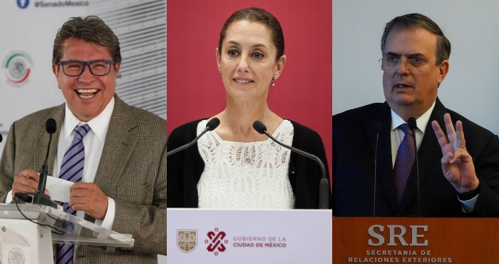 Ricardo Monreal Claudia Sheinbaum Y Marcelo Ebrard