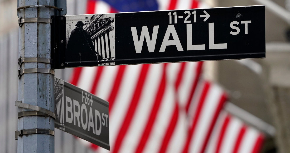 Foto Tomada El De Noviembre De De La Calle Wall Street En Nueva York