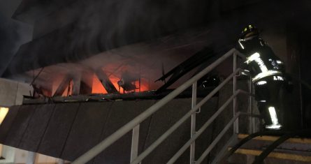 Un incendio se registró la mañana de este lunes en un edificio de la Secretaría de Obras y Servicios (Sobse) de la Ciudad de México.