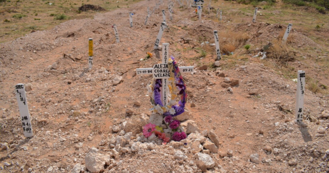 La Tumba De Alejandro Correa Velázquez En Medio De Tumbas De Personas Sin Identificar En La Fosa Común Del Panteón San Rafael Donde Fue Localizado Su Cuerpo Meses Después Del Reporte De Su Desaparición