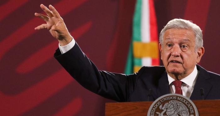 El Presidente Andrés Manuel López Obrador En Conferencia Desde Palacio Nacional